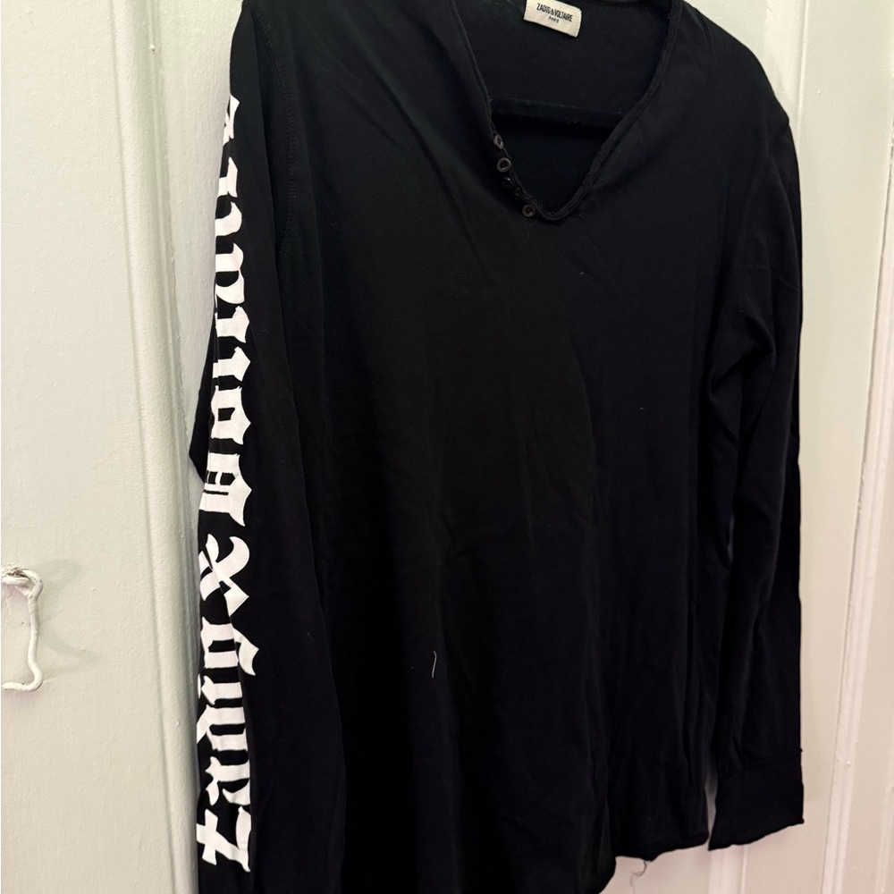 Zadig & Voltaire Black Long Sleeve Shirt